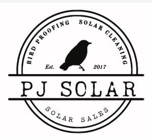 PJ SCLAR solar panel cleaning bird proofing and solar sales established 2017